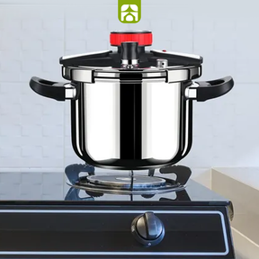 KIT Panelas de Pressão TurboChef Aço Inoxidável - Á Prova de Explosões + Brinde: Kit Utensílios